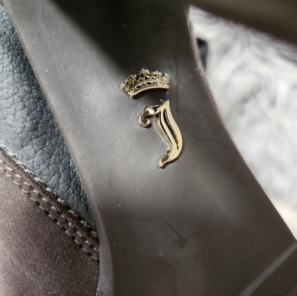 Juicy Couture/ Livia Ankle Boots In Charcoal - Picture 7 of 7